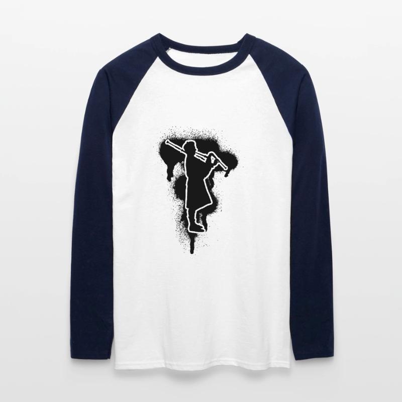 Cornemuse Cornemuse Cornemuse T-shirt baseball manches longues Homme