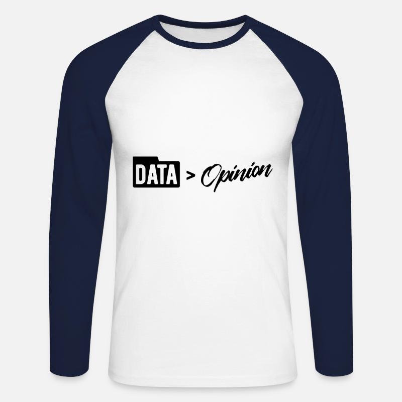 Software Ingenieur Informatiker Programmierer - Unisex Baseballshirt langarm - Weiß/Navy