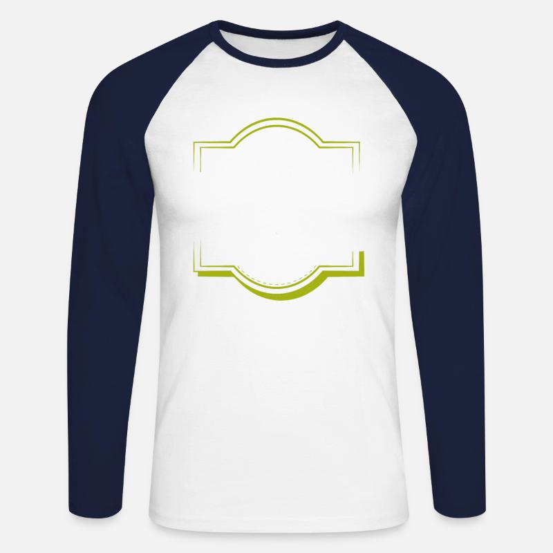Dzien Dobry , Geschenk, Geschenkidee - Unisex Baseballshirt langarm - Weiß/Navy
