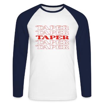 Taper Drywaller Drywall Finisher Plasterer Gypsum - Unisex Long Sleeve Baseball T-Shirt - white/navy - Front - Nik (191cm)