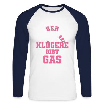 Auto Tuner, KFZ Mechaniker, Racing Car, Tuning - Unisex Baseballshirt langarm - Weiß/Navy - Vorne - Nik (191cm)