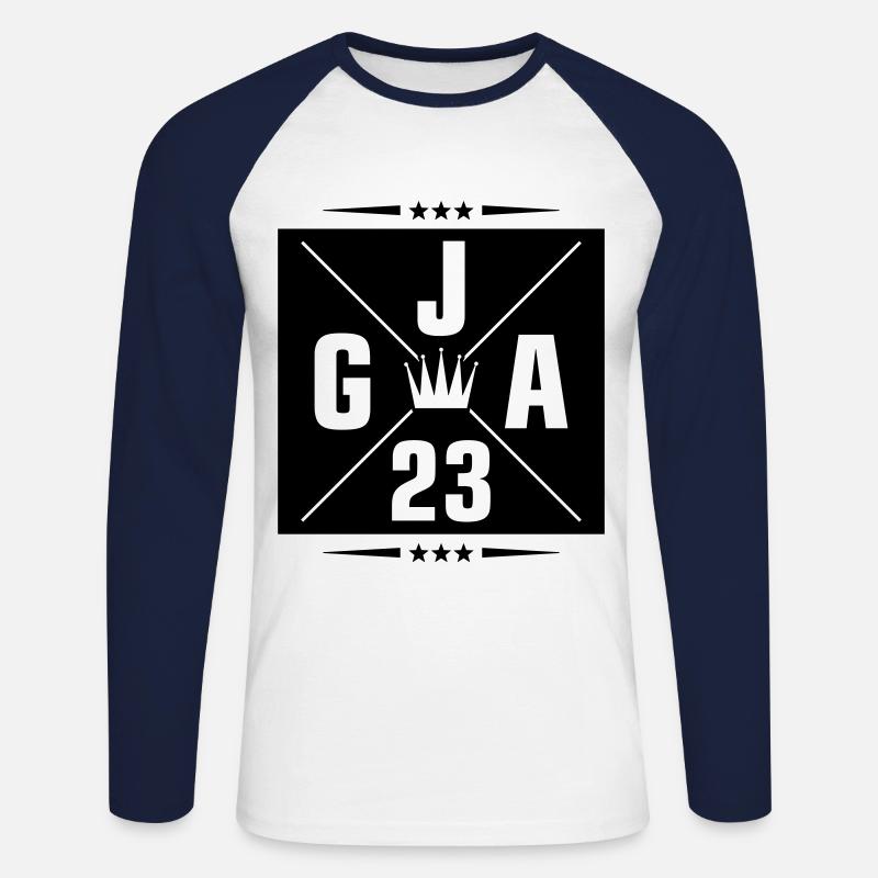 Jga 2023 Junggesellenabschied - Unisex Baseballshirt langarm - Weiß/Navy