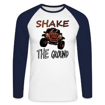 Off-road vehicles Autosport Automobile sports cars poison - Unisex Long Sleeve Baseball T-Shirt - white/navy - Front - Nik (191cm)