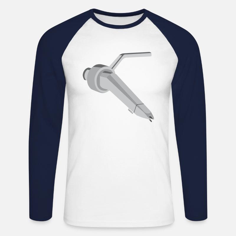 Concorde - Unisex Baseballshirt langarm - Weiß/Navy