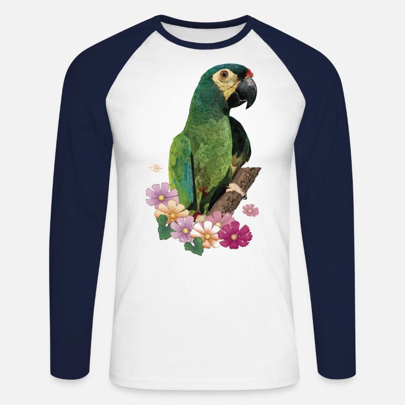 Das Maracanã - Unisex Baseballshirt langarm - Weiß/Navy