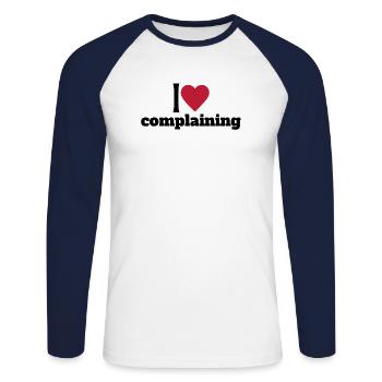 Funny Y2k Shirt, Y2k Baby Tee, Y2k Graphic Shirt, - Unisex Long Sleeve Baseball T-Shirt - white/navy - Front - Nik (191cm)