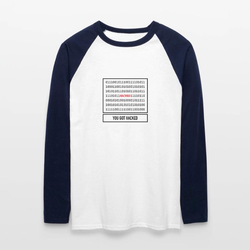 Hacker code gift computer scientist technique Unisex Long Sleeve Baseball T-Shirt