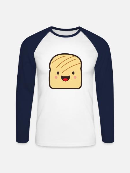 Handful - Unisex Long Sleeve Baseball T-Shirt - white/navy