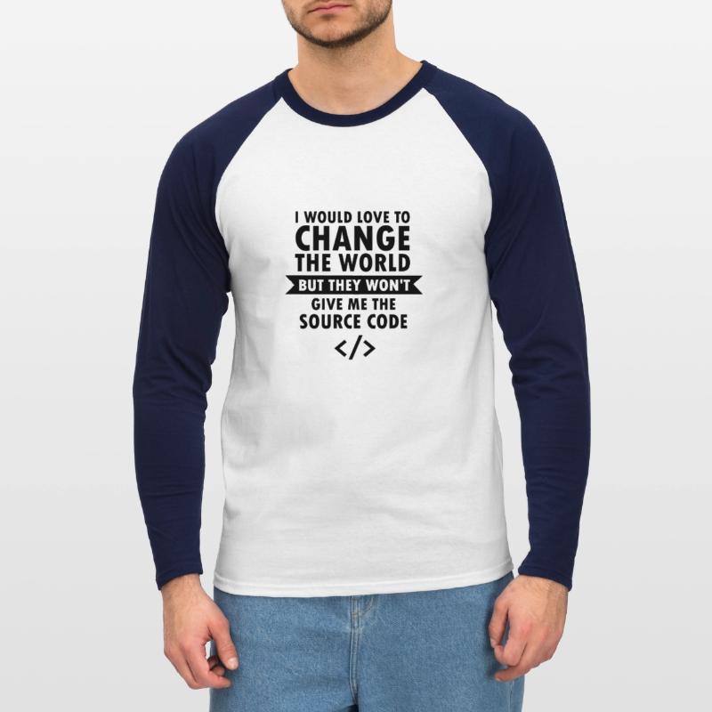 Programmierer Geschenk Programmieren Informatiker Unisex Baseballshirt langarm