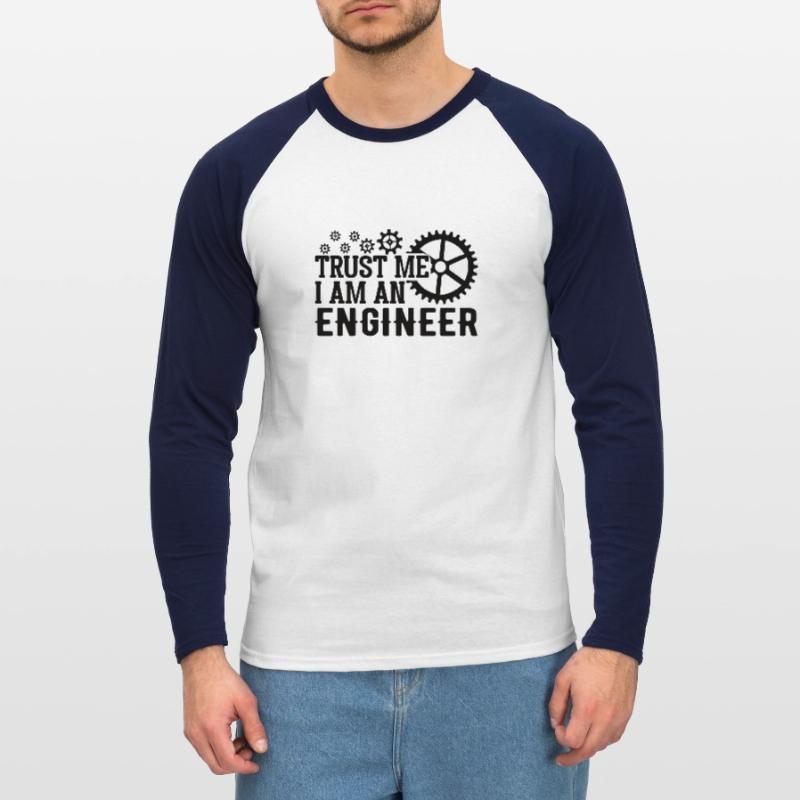 Mechanical Engineer Mechanical Engineer Profession Unisex Long Sleeve Baseball T-Shirt