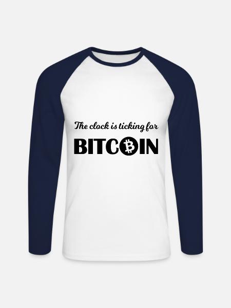 Buy Coins Now - Unisex Long Sleeve Baseball T-Shirt - white/navy
