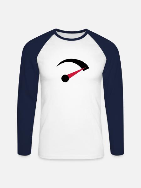 gas_geben - Unisex Long Sleeve Baseball T-Shirt - white/navy
