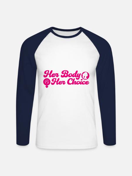 Women's rights Equal rights - Unisex Long Sleeve Baseball T-Shirt - white/navy