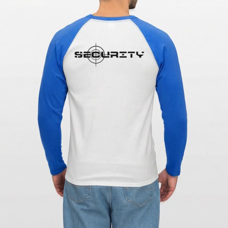 Security, Sicherheitsdienst, Objektschutz Unisex Baseballshirt langarm