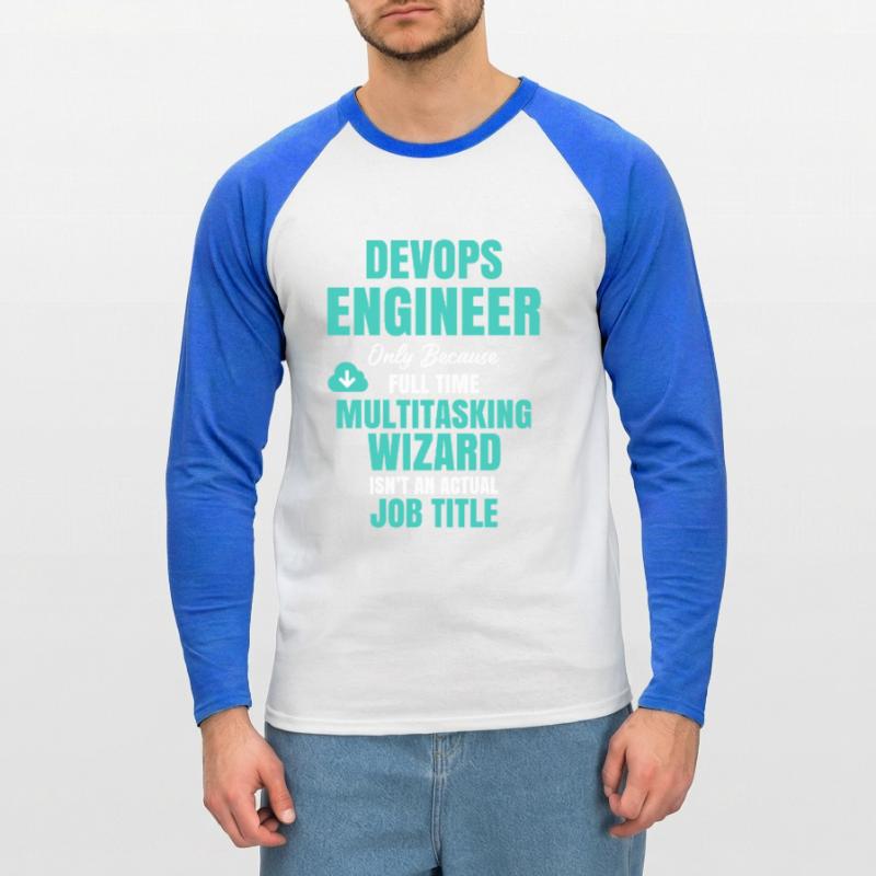 DevOps Engineer Multitasking-Assistent Unisex Baseballshirt langarm