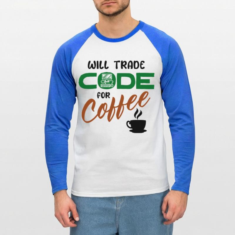 Code Statement Developer Computerfreak Informatik Unisex Baseballshirt langarm