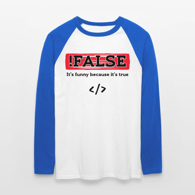 Code Debug Programmierer Developer Lustige Sprüche Unisex Baseballshirt langarm