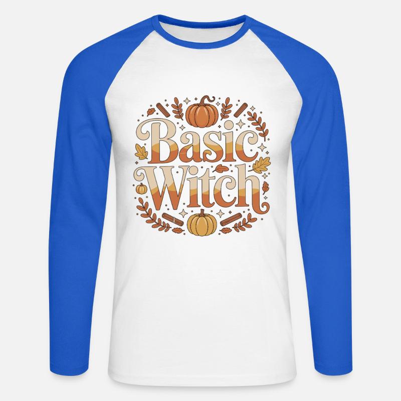 Witchcraft Basic Witch Enchanted Tarot Reading - Unisex Baseballshirt langarm - Weiß/Royalblau