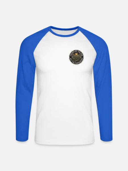 Gemüse Gärtner - Unisex Baseballshirt langarm - Weiß/Royalblau