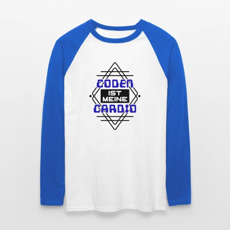 Software Developer Developer Cool Saying Coden Unisex Long Sleeve Baseball T-Shirt