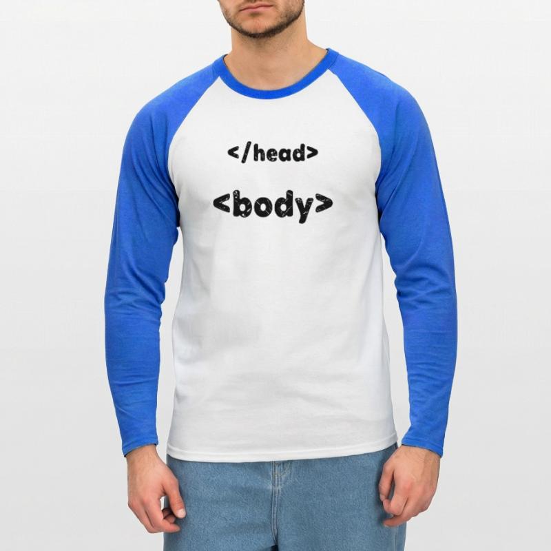 Code Developer Saying Debug Programmer Computer Unisex Long Sleeve Baseball T-Shirt