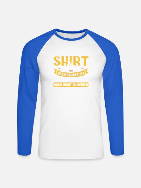 Garten Gärtner Gärtnern Gartenarbeit Gartenarbeit - Unisex Baseballshirt langarm - Weiß/Royalblau