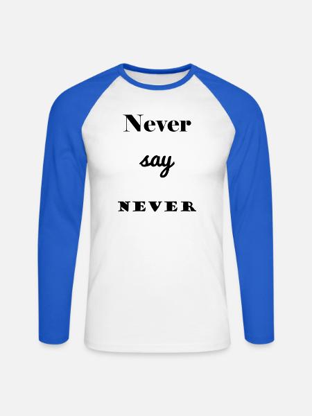 NACHRICHT. ZITATE. ZITATE. HUMOR. LUSTIG. PAPA - Unisex Baseballshirt langarm - Weiß/Royalblau