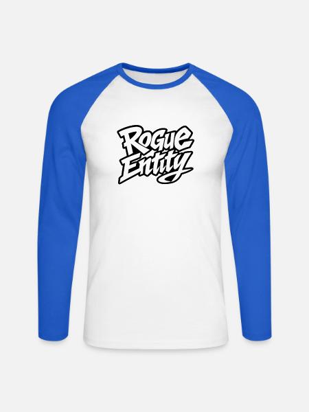 Schurke Entität - Unisex Baseballshirt langarm - Weiß/Royalblau