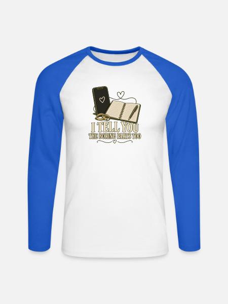 Armee Ehefrau Militär Ehefrau Einsatz - Unisex Baseballshirt langarm - Weiß/Royalblau