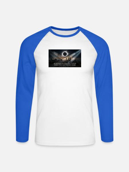 Gemini_Generated_Image_nz5x2knz5x2knz5x - Unisex Baseballshirt langarm - Weiß/Royalblau