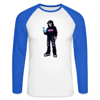 Sarkazzy Szkielet Hacker w streetwearowym swetrze