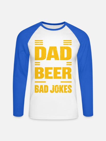 Bier Bierliebe Craftbier Bierkultur Biermotiv - Unisex Baseballshirt langarm - Weiß/Royalblau
