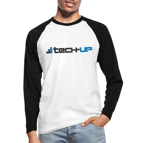 Tech-up Logo - Männer Baseballshirt langarm