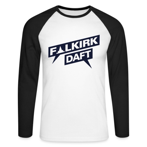 Falkirk Daft - Men's Long Sleeve Baseball T-Shirt