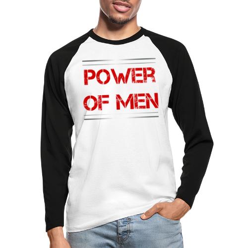 Sport - Power of Men - Männer Baseballshirt langarm