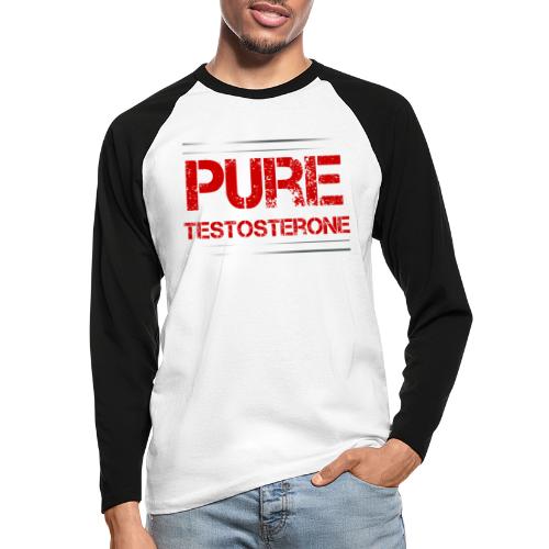 Sport - Pure Testosterone - Männer Baseballshirt langarm
