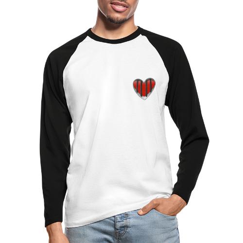 Love Heart Coming Out - Männer Baseballshirt langarm
