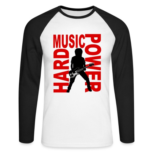 hard_music_design - T-shirt baseball manches longues Homme
