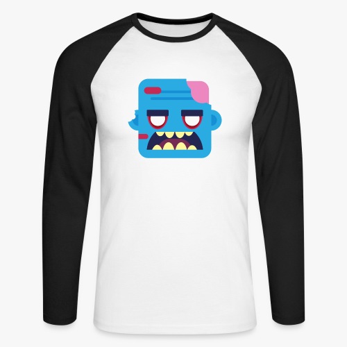 Mini Monsters - Zombob - Langærmet herre-baseballshirt