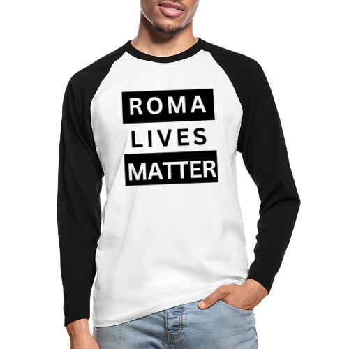 Roma Lives Matter - Männer Baseballshirt langarm