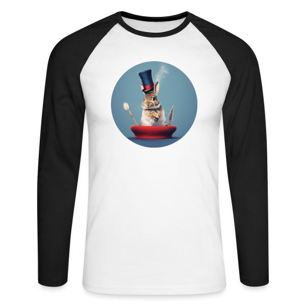 Conversionzauber "Zauber-Bunny" - Männer Baseballshirt langarm