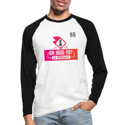 Podcast S5 - T-shirt baseball manches longues Homme