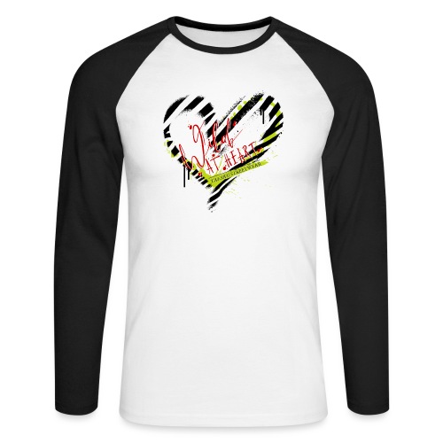 wild at heart - Männer Baseballshirt langarm