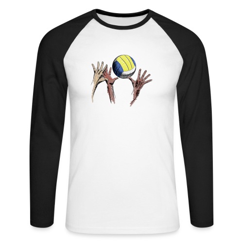 volleyball - Männer Baseballshirt langarm