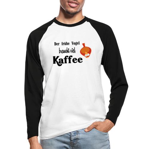 kaffeeVogel.png - Männer Baseballshirt langarm