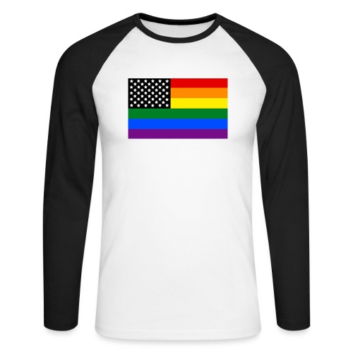 Pride USA Ladies - Men's Long Sleeve Baseball T-Shirt