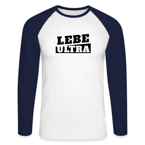 ultras2b w jpg - Männer Baseballshirt langarm