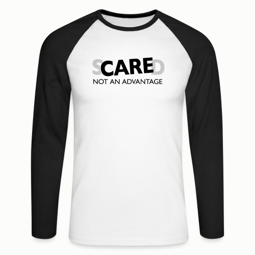 Opieka - nie zaleta - Koszulka męska bejsbolowa z długim rękawem