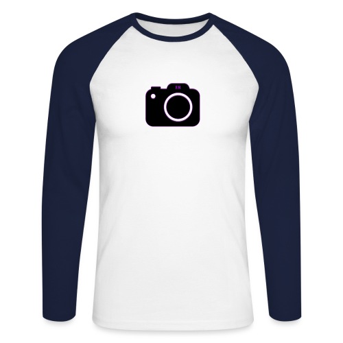 FM camera - Men's Long Sleeve Baseball T-Shirt
