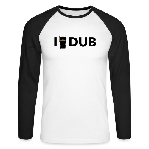 IDrinkDUB - Men's Long Sleeve Baseball T-Shirt